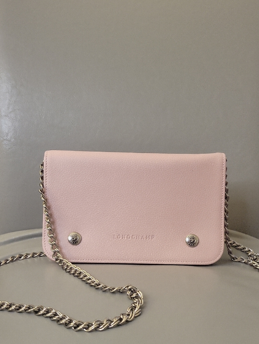 Longchamp Le Foulonne Wallet on a Chain